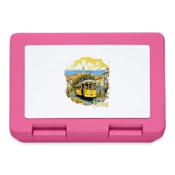 Lisbon - Lisboa - Lunchbox - pink - Front