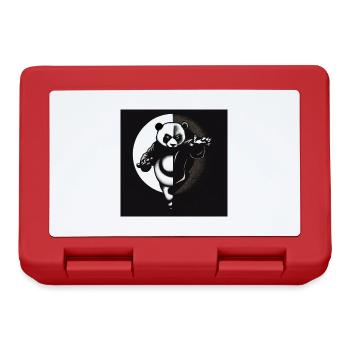 Kung Fu Ying Yang Panda - Lunchbox - red - Front