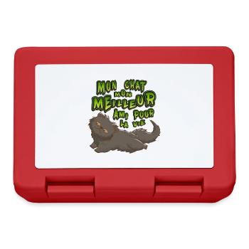 My cat my best friend for life - Lunchbox - red - Front
