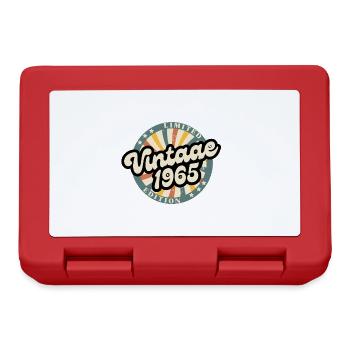 Limited edition vintage 1965 - Boîte à goûter - rouge - Devant