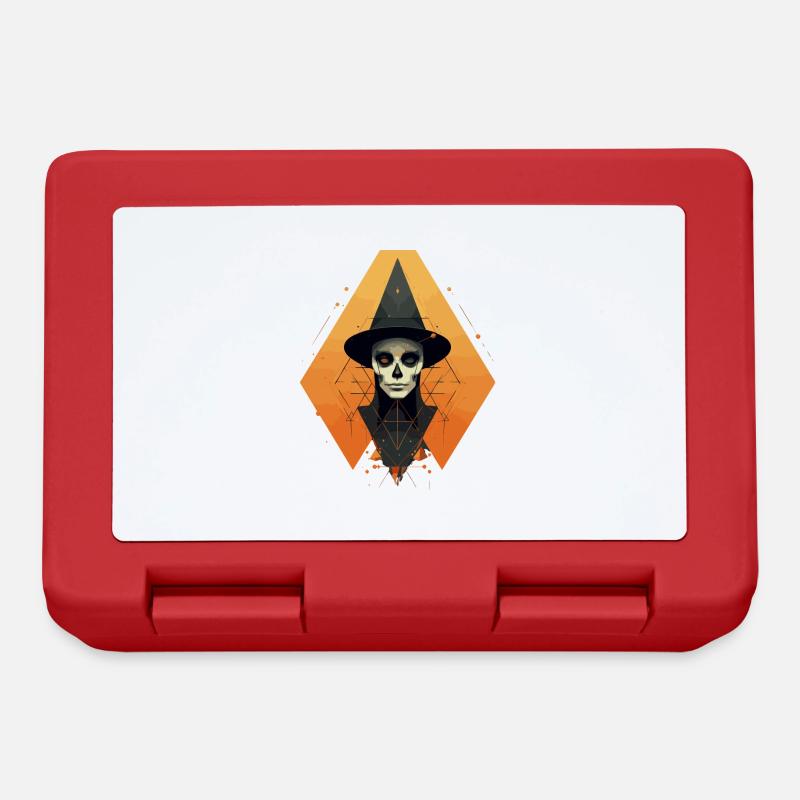 Halloween Hexe - Brotdose - Rot
