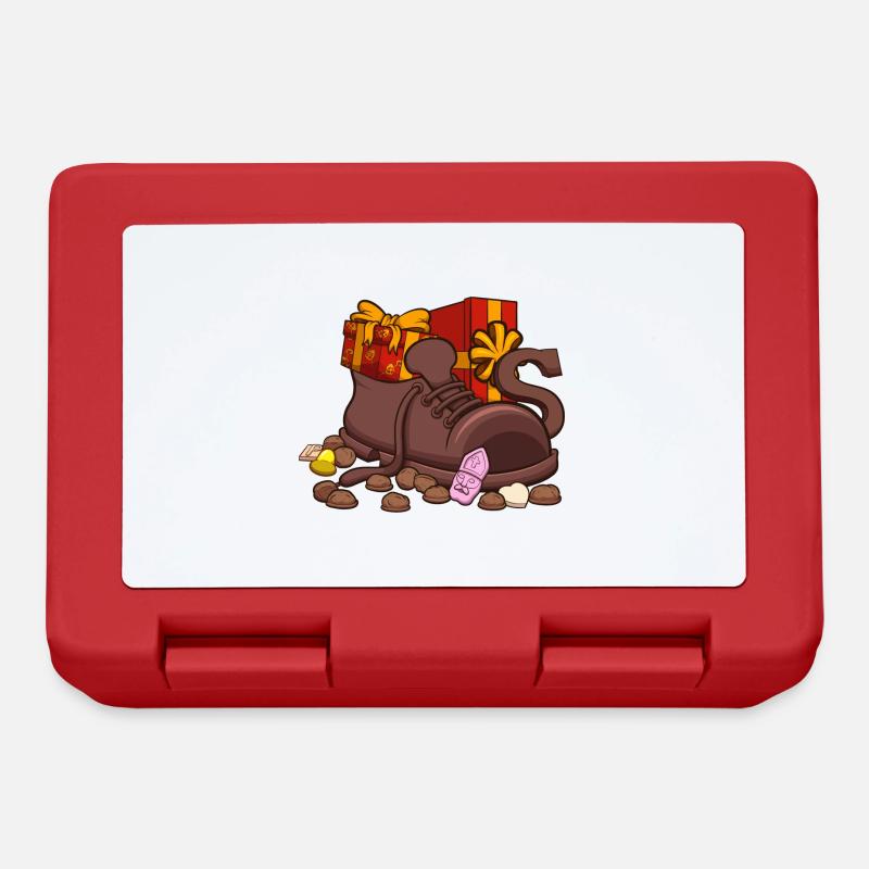 Shoe Setting - Lunchbox - red