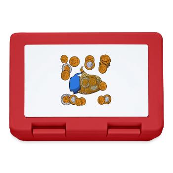 Saint Nicholas Chocolate Coins - Lunchbox - red - Front