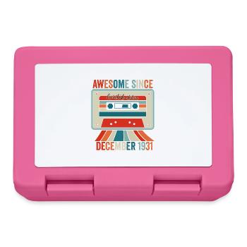 December 1931 - Awesome since December 1931 - Lunchbox - pink - Front