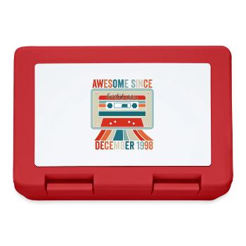 December 1998 - Awesome since December 1998 - Lunchbox - red - Front