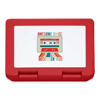 December 1930 - Awesome since December 1930 - Lunchbox - red - Front