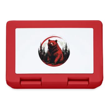 Red bear - Lunchbox - red - Front