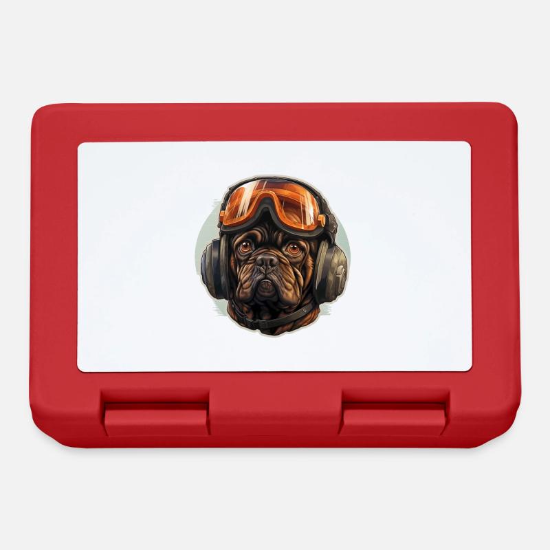 Mops Pilot - Brotdose - Rot