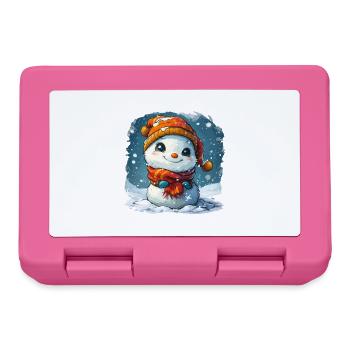 Snowman for children - Lunchbox - pink - Front