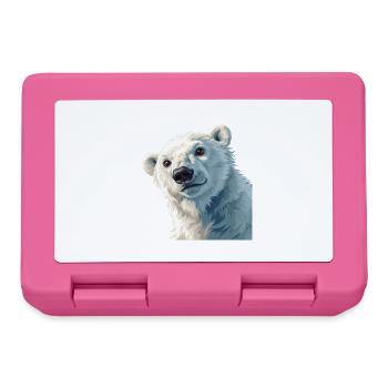 Eisbär - Brotdose - Pink - Vorne