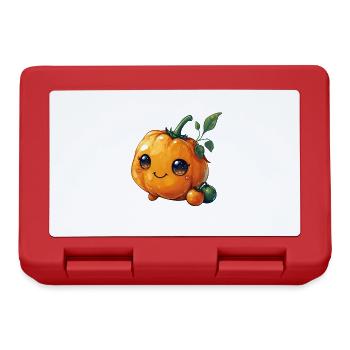 Pumpkin happy comic style - Lunchbox - red - Front