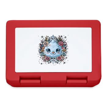Snowflake for children - Lunchbox - red - Front