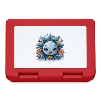 Snowflake for children - Lunchbox - red - Front