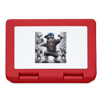 MC Meow - Lunchbox - red - Front