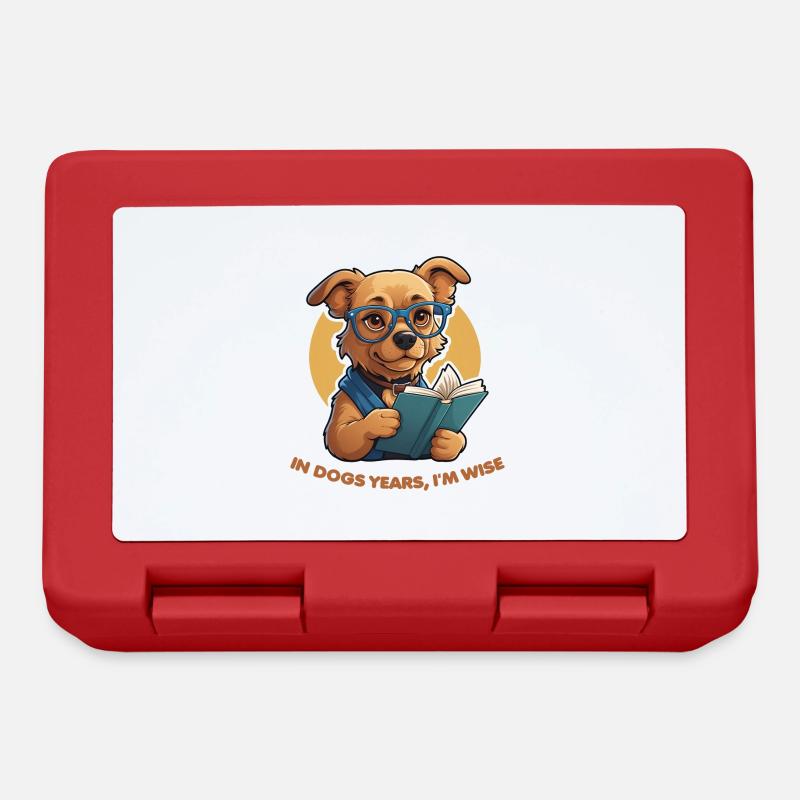 Canine Wisdom - Lunchbox - red