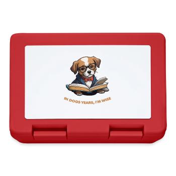 Canine Wisdom - Lunchbox - red - Front