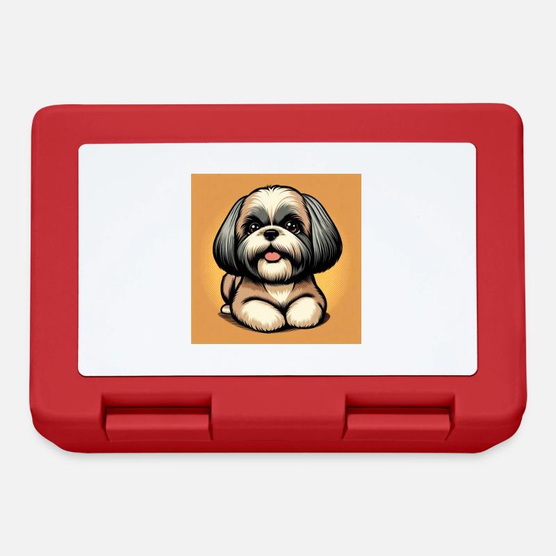 Pawsome Shih Tzu Delight - Brotdose - Rot
