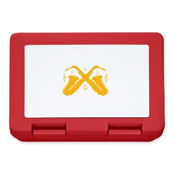 I can't I have saxophone. Musician Gift. - Lunchbox - red - Front