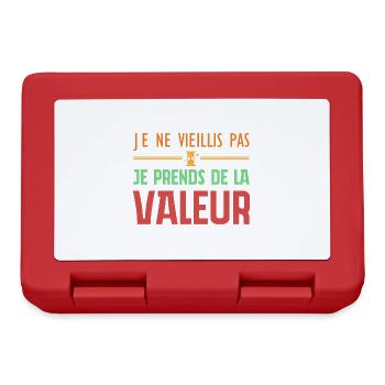 I'm not getting old, I'm increasing in value - Lunchbox - red - Front