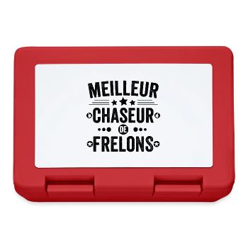 Meilleur Chasseur De Frelons Cadeau Drôles Frelon - Boîte à goûter - rouge - Devant