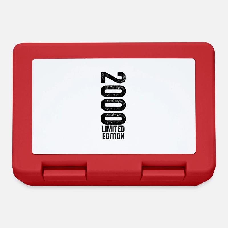 2000 2000 Limited Edition 2000 Jubiläumsgeschenk - Brotdose - Rot