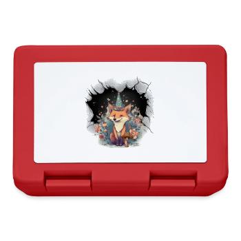 mystical fox foxes fairy tale fairy tale character child - Lunchbox - red - Front