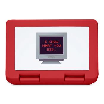 CRT-Design - Der Zeuge - Brotdose - Rot - Vorne