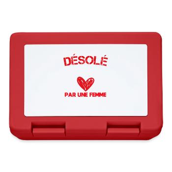 sorry this man is already taken - Lunchbox - red - Front