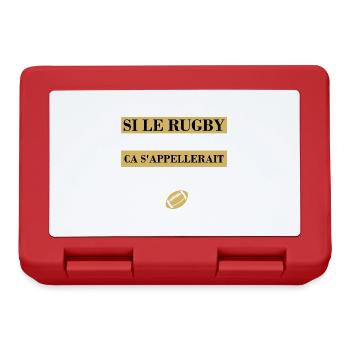 Wenn Rugby einfach wäre, würde man es Fußball nennen - Brotdose - Rot - Vorne