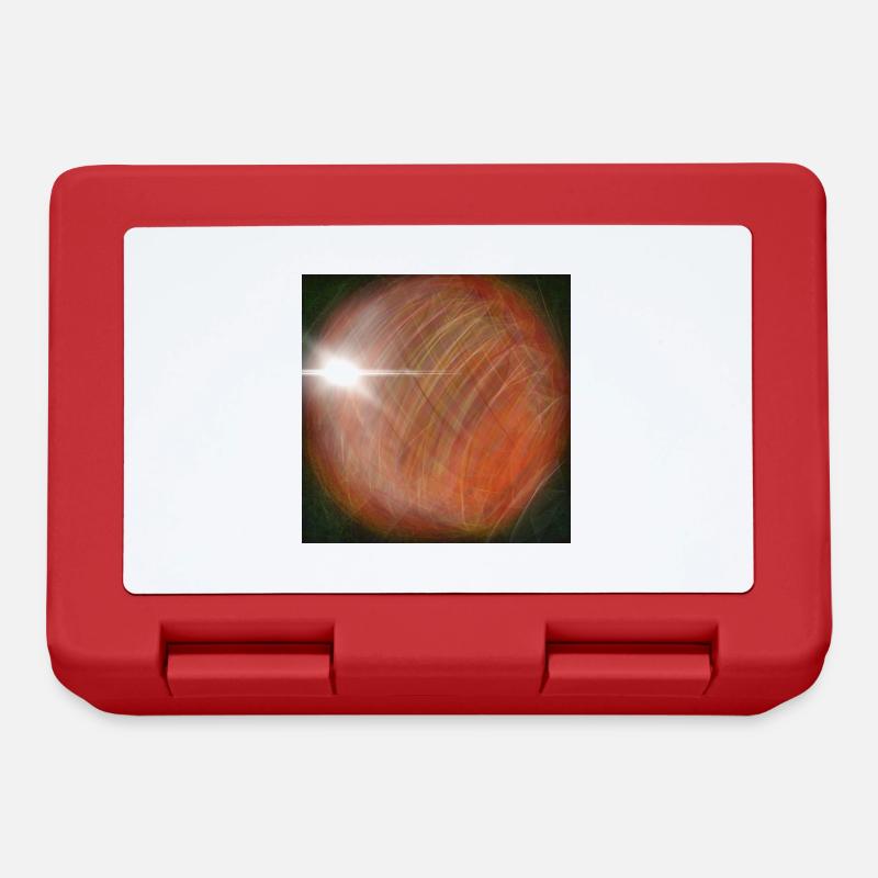 Kosmischer Apfel - Brotdose - Rot