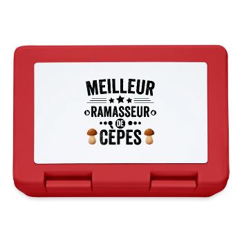 Meilleur Ramasseur De Cèpes Champignons Cèpe - Boîte à goûter - rouge - Devant