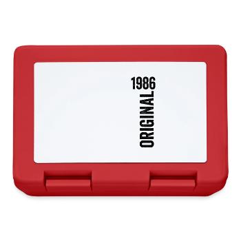 1986 Cadeau Anniversaire 1986 édition limitée 1986 - Boîte à goûter - rouge - Devant