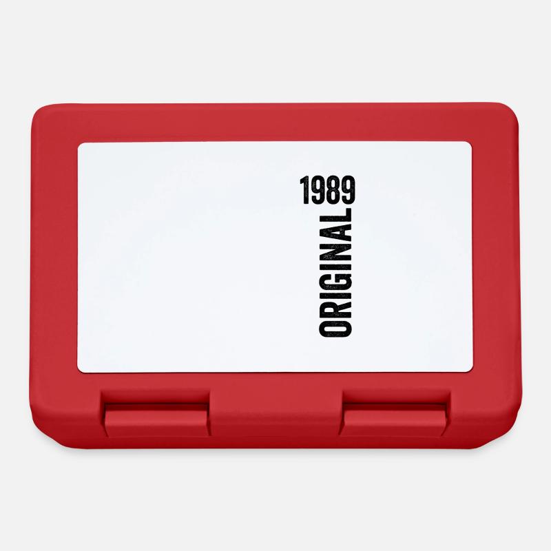 1989 Cadeau Anniversaire 1989 édition limitée 1989 - Boîte à goûter - rouge