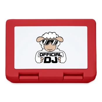 Mouton Officiel DJ Lunettes de soleil Fête Agneau Sweet Cool - Boîte à goûter - rouge - Devant