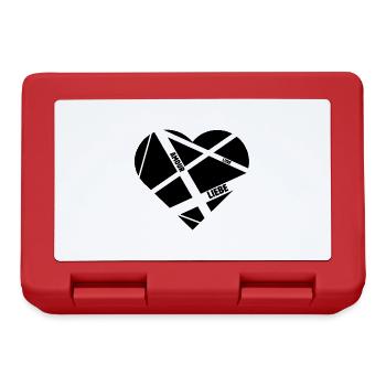 Right into the heart - Lunchbox - red - Front