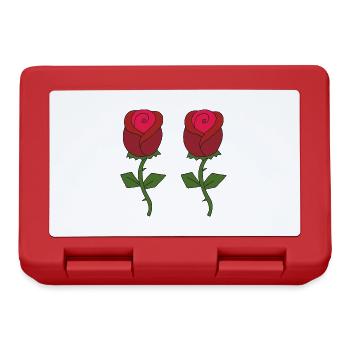 rote rosen - Brotdose - Rot - Vorne