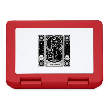 La carte de tarot familière - Boîte à goûter - rouge - Devant