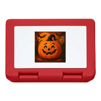 Cadeau de costume effrayant de citrouille d’Halloween - Boîte à goûter - rouge - Devant