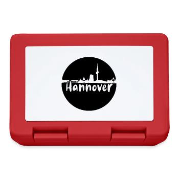 skyline, hanover, city, district, silhouette - Lunchbox - red - Front