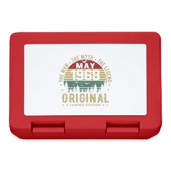 May 1968 57th Anniversary Gift May 1968 May 1968 - Lunchbox - red - Front