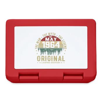 May 1964 61st Anniversary Gift May 1964 May 1964 - Lunchbox - red - Front