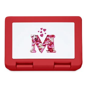 hearts m - Lunchbox - red - Front