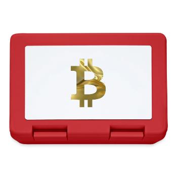 Bitcoin - Boîte à goûter - rouge - Devant
