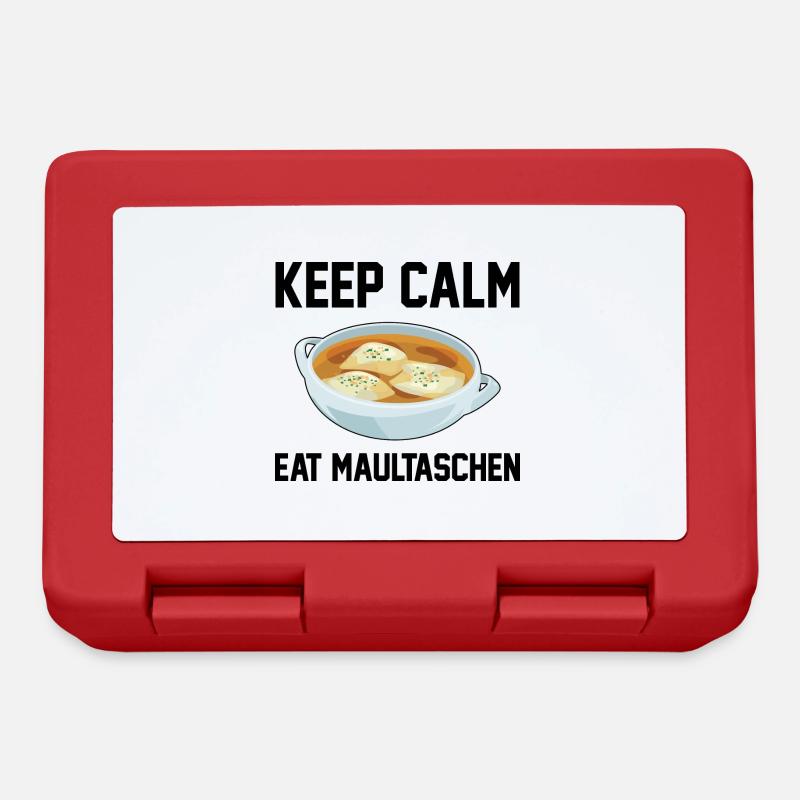 Maultaschen Schwaben Geschenke - Schwabe Spätzle - Brotdose - Rot