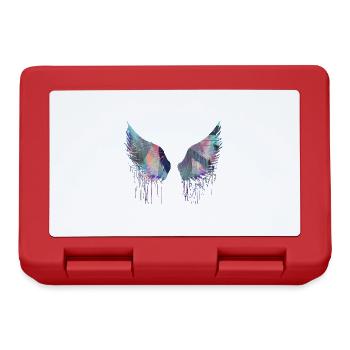 ailes,engel,graffiiti,peinture,coloré,Ailes angéliques,a - Boîte à goûter - rouge - Devant