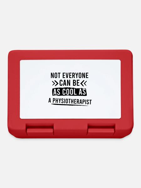 PHYSIOTHERAPIST - Lunchbox - red