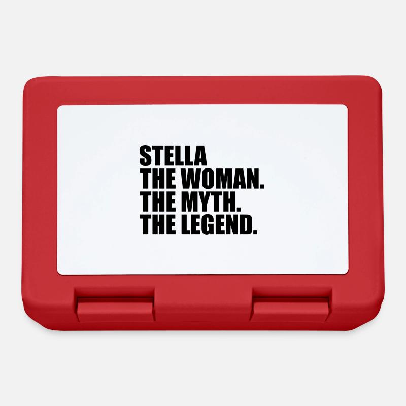 Woman Myth Legend Name Stella - Lunchbox - red
