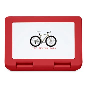 GRAVELBIKE La vie derrière les barreaux Vélos de cyclisme - Boîte à goûter - rouge - Devant