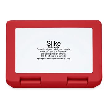Name Definition Silke - Lunchbox - red - Front