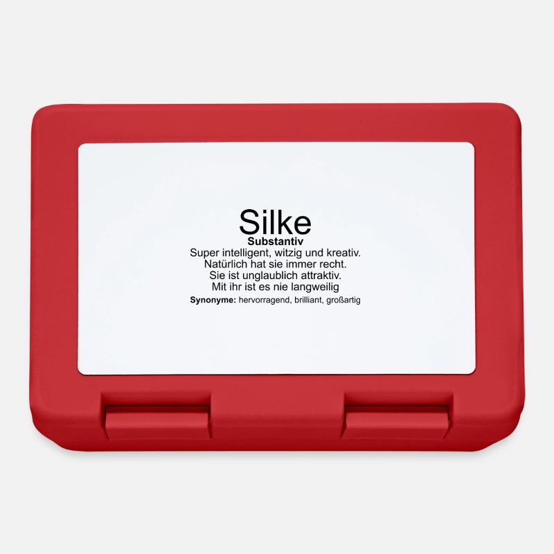 Name Definition Silke - Brotdose - Rot
